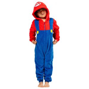 Combinaison Super Mario Enfant - Taille: 10 - 12 Ans (146 Cm) - Neuf