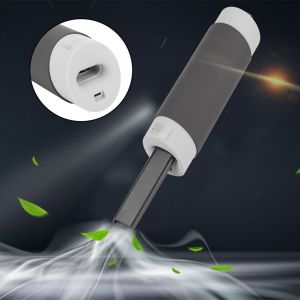 HJLIAN Mini aspirateur portatif USB a double usage pour la maison (noir et gris) - Neuf