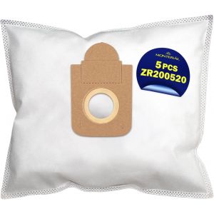 KAL-5 Pièces Sac Aspirateur Zr200520 Pour Rowenta Sacs Aspirateur En Microfibre - Garantie De 10 Ans - - Neuf