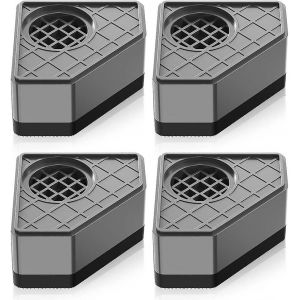 4 pièces de tampons d'amortissement pour machines à laver,tampons d'amortissement en caoutchouc pour machines à laver et sèche-linge, - Neuf