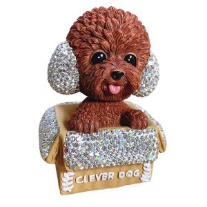 Mignon secouant la t&ecirc;te chien jouets pour la d&eacute;coration de v&eacute;hicule d'int&eacute;rieur de voiture - Neuf