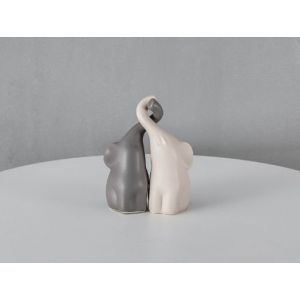 Elephant Lovers - Lot de 2 - Hauteur : 10 cm - Neuf