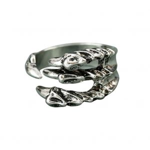 Bague Ouverte Tendance En Alliage Pour Femme, Motif Griffe D'aigle, Bijoux Decoratifs - Neuf