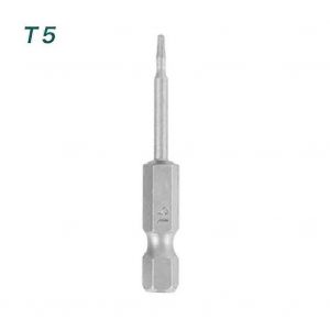 Embouts de tournevis Torx avec trou T5 T7 T8 T9 T10 T15 T20 T25 T27 T30 T40 1/4 pouce tige hexagonale Tournevis électrique Ensemble d'embouts en étoile - Neuf