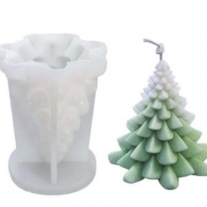 arbre de no&euml;l bougie moule sapin de bougies parfum&eacute;es en pl&acirc;tre - Neuf