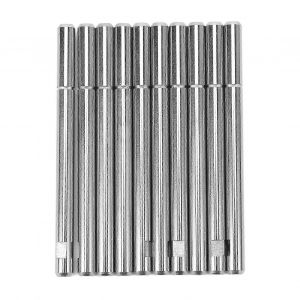 10pcs arbre de moteur rc 4mm de remplacement en acier inoxydable rc arbre de moteur rc mod&egrave;le accessoire pour mod&egrave;les r&eacute;duits avions rc voitures bateaux - Neuf