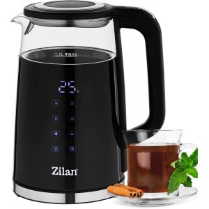 Bouilloire En Verre Avec Réglage De La Température 1,7 L (40 °C À 100 °C) - Fonction Maintien Au Chaud - Écran Led Avec Choix De La Température - 2200 W - 100 % Sans Bpa - Neuf