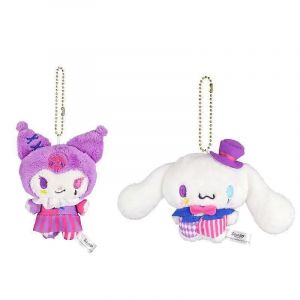 GaiBoSi Mignon Sanrio Peluche Dark Night Circus Jouets Diable Cinnamoroll Kuromi Grab Machine Poupee Kawaii Peluche Jouet Pendentif Decoration Cadeau - Neuf