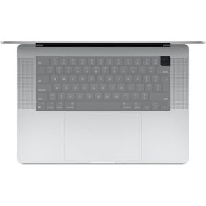 Protection Clavier Silicone pour MacBook Pro/Max 14/16"" M1-M4(A2992 A3112 A3401 A3185 A2485 A2780 A2991 A3403 A3186) Air 13,6/15,3"" M2-M4(A3113 A3240 A2941 A3114 A3241) EU/ISO-Transparent - Neuf