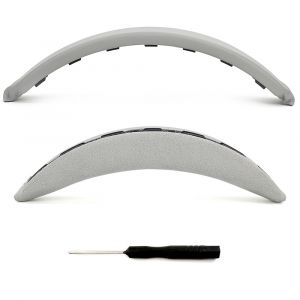 Coussin de remplacement pour bandeau compatible avec les casques Bose QC35/QC35II/QC45/QC SE avec tournevis Gris - Neuf