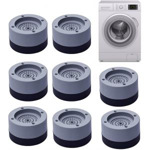 Pieds de lave-linge antid&eacute;rapants et anti-vibrations, patins anti-bruit, amortisseurs de chocs pour lave-linge et s&egrave;che-linge - Neuf