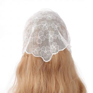 Bandeau Bandana En Dentelle Pour Filles, Id&iquest;&iquest;Al Pour Se Prot&iquest;&iquest;Ger Du Soleil, Foulard &iquest;&iquest; Nouer Pour Le Camping, Serviette De Voyage Pour Les Cheveux, Motif Floral - Neuf