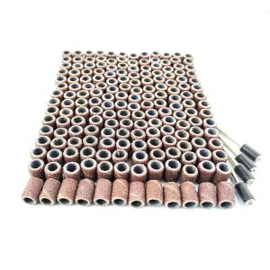 Tambour De Ponçage Pour Dremel 184pcs,Bande De Ponçage 80# 6,5mm 180pcs Avec Tambour Mandrin 4pcs,Manchon De Ponçage Outils Rotatifs Électriques Diy,Rmta184c2 - Neuf