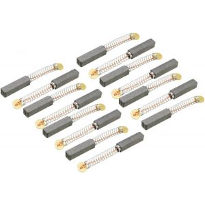sourcing map Balais de charbon moteur 20mm x 5mm x 5mm pour Électrique Moteur Électroportatif Outil Perceuse à Main Ventilateur Mélangeur Rechange Réparation Pièce 15Pcs - Neuf