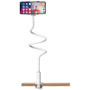 Supports De Téléphone Portable, Support De Téléphone Flexible À Long Bras En Col De Cygne Avec Pince, Support De Serrage Pour Téléphone Portable De 10,2 À 16,5 Cm, Pour Chambre À Coucher,[Z1863] - Neuf