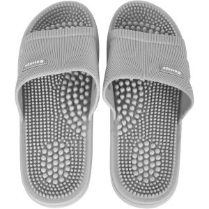 Kalanka-Pantoufles De Massage D'acupression, Chaussons De Massage Pour Femme Et Homme, Chaussons De Maison Sandales De Massage Chaussons De Bain Masseur De Pieds Pour La Fasciite Plantaire (Gris, 44) - Neuf