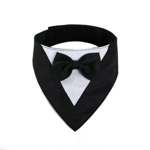 Collier De Mariage Formel Pour Chien Avec Noeud Papillon,Costume D'anniversaire Pour Chien,Tenue De Saint-Valentin Pour Chien - Neuf