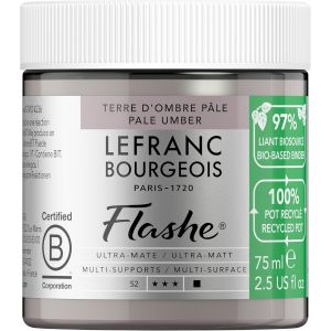 Flashe Bio Based Peinture Acrylique Pot De 75ml Terre D'ombre Pâle Série 2 - Neuf