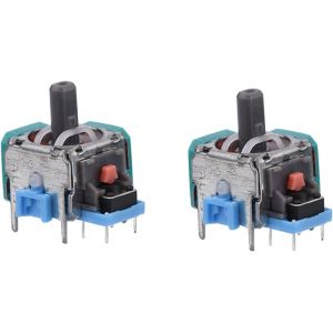 2 Pièces Joystick Analogique 3D, Ps4 Module De Remplacement Manette Uniquement San Fil Rocker Contrôleur Analog Stick Thumbstick Sensor Jeu Bascule Sonde Capteur Potentiomètre Bâton Vert - Neuf