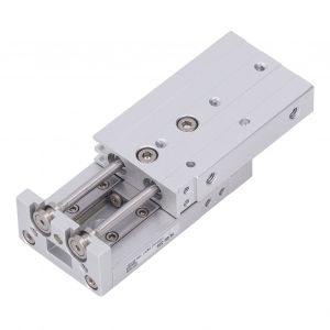 XYONG Verin pneumatique a double tige, double action, alliage d'aluminium, acier inoxydable, M5 x 0,8, verin pneumatique 40S, course de 40 mm - Neuf