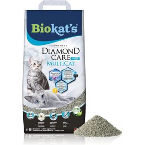 Shiliu-Biokat¿S Diamond Care Multicat Fresh Parfumée - Litière Fine Pour Chats Au Charbon Actif Spécialement Conçue Pour Les Ménage[ - Neuf