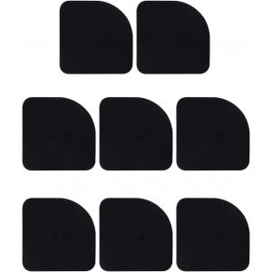 Anti Slip Mute Washing Machine, 8 Pcs Anti-Vibration Pads Washer Absorbent Anti Vibration Pads Rubber Silent Foot Mats for Washer, Dryer, Washing Machine, Refrigerator - Neuf