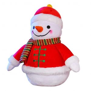 Miniature De Bonhomme De Neige En Peluche De No&euml;l Pour Poup&eacute;e Fait &Agrave; La Main Doux Vacances Suspendu Cadeau De - Neuf