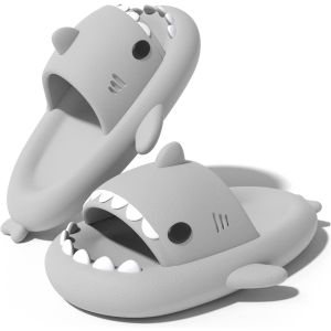 Ihkhu-Claquettes Requin Enfants Chaussons De Maison Pantoufles De Bain Fille Garçon Chaussures Pour Piscine Et Plage Et Douche Shower Tongues Plates Antidérapant Sandales Été - Neuf