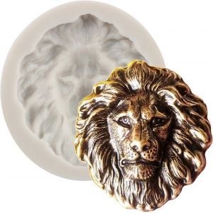 Kal-Moules À Fondant En Silicone Avec Tête De Lion Pour Décorer Des Gâteaux, Des Cupcakes, Du Chocolat, De La Pâte À Fleurs, Des Bonbons Et De L'argile Polymère - Neuf