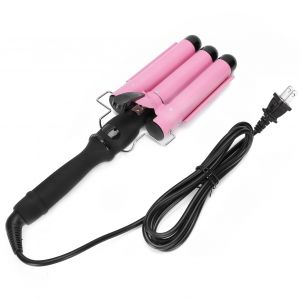 Fer A Boucler Electrique A Triple Tube Avec Ecran Lcd, Outil De Coiffure, Prise Americaine, 28 Mm/1,1 Po - Neuf