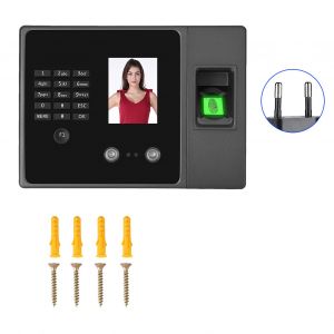 Machine de presence avec ecran TFT HD 2,8 pouces, etanche, reconnaissance faciale, empreintes digitales, mot de passe (100-240 V) UE - Neuf