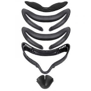 Ensemble De Couverture Faciale Vr 5 En 1 Pour Oculus Quest 2 Avec Support D'interface Faciale Anti-Fuite,Coussin De Couverture Faciale De Remplacement En Pu - Neuf