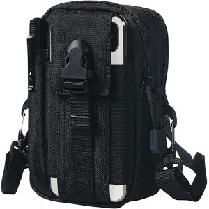 Kal--Sacoche Tactique Molle - Pochette Edc/Portage Bandoulière Ou Ceinture - Nombreux Compartiments, Pour Tout Ranger/Robuste Et Déperlante/Elle Vous Suivra Partout. - Neuf
