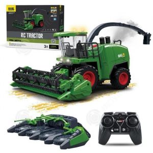 INN Voiture t&eacute;l&eacute;command&eacute;e 2.4GHz jouet de moissonneuse t&eacute;l&eacute;command&eacute;e avec spray lumi&egrave;res LED et effets sonores pour enfants plus - Neuf