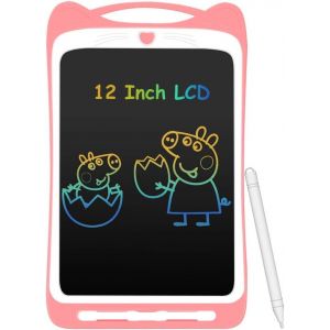 Tablette Graphique Lcd Colorée 12 Pouces Pour Enfants (Rose), Ardoise Électronique, Tablette Graphique Numérique Avec Bouton De Verrouillage, Cadeau D'anniversaire Pour Enfants - Neuf