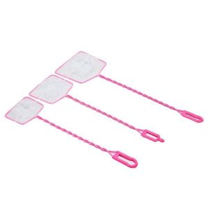 Ensemble De 3 Filets Pour Aquarium Pour Enfants - Filets De Pêche Durables Pour Petits Poissons Et Crevettes, Capture Et Remise À L'eau En Douceur, Prise En Main Confortable, Rose - Neuf