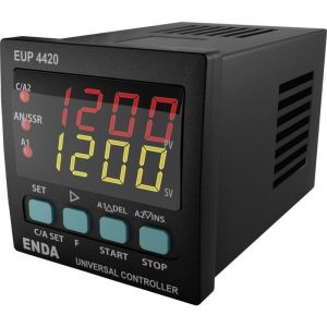 Enda - Eup4420-230 Pid R&eacute;gulateur Universel Pt100, J, K, L, T, S, R Ssr, Relais 8 A (l X H) 48 Mm X 48 Mm - Neuf