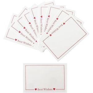 Carte Anniversaire Recto-Verso Inscriptibles, 80 &iquest;Best Wishes&iquest; Carte Mariage, 5,9 X 3,9 Pouces Carte Cadeau, pour La F&ecirc;te Des Enseignants, La F&ecirc;te Des M&egrave;res, Un Anniversaire, Graffitis DIY - Neuf