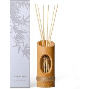Jgd-Diffuseurs De Parfum Pour La Maison, Diffuseur D'huile Parfum&eacute;e Avec B&acirc;tonnets, 100 Ml Bouteille En Bambou, Coffret Cadeau Pour Femme (Bamboo Forest) - Neuf