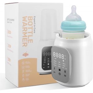 8 In 1 Baby Bottle Warmer,Breast Milk Warmer,Baby Food Warmer,Defrosting Quick Heater,Temperature From 35&deg;C To 55&deg;C,Small Pot Warmer Suitable For Various Bottles Materials - Neuf