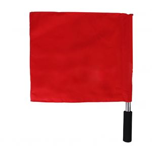 Competition De Course Sportive Depart Athletisme Coin Patrouille Commande Manuelle Signal Drapeau Agitant (Rouge) - Neuf