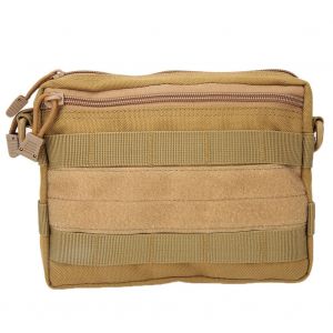 Sac banane Outdoor Tactics en nylon 1000D pour accessoires de taille, pochette pour le sport (kaki) - Neuf