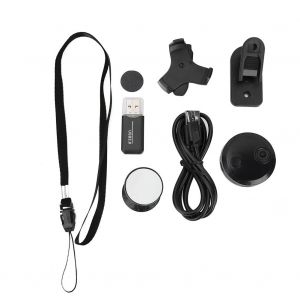 Mini camera de surveillance exterieure WiFi HD 1080p, dispositif de securite domestique avec telecommande et vision nocturne - Neuf