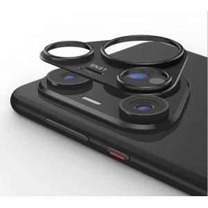 Caméra Arrière Protecteur Pour Huawei Pura 70 Pro, [Lot De 2] Caméra Métal Protecteur, [Résistant Aux Rayures] [Protection Contre Les Chutes] [Facile À Installer]- Noir - Neuf