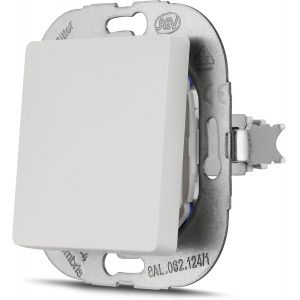 PrimaLuxe Interrupteur inverseur encastré Blanc 230 V CA 10 A - Neuf
