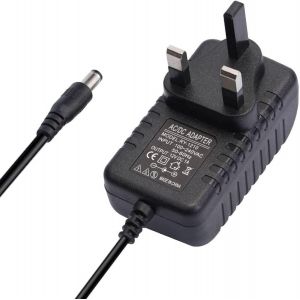 KALANKA-Alimentation 12 V 1 A Spécification UK Adaptateur Secteur 100-240 V à 12 V DC Transformateur d'alimentation Adaptateur d'alimentation Universel Jack 5,5 mm x 2,1 mm pour Bandes Lumineuses LED - Neuf
