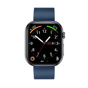Montre Connect&eacute;e &Eacute;cran Amoled 1.95 Pouces Ecg &Eacute;tanche Bluetooth Autonomie 10 Jours Bleu Yonis - Neuf
