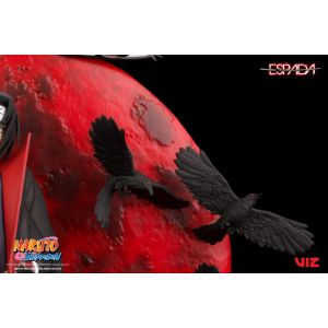 Statue Murale Naruto Shippuden : Itachi Uchiha Par Espada Art - &Eacute;chelle 1/8e Avec &Eacute;clairage Led - Neuf
