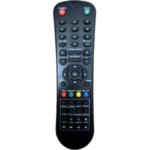 VornixorSarlshop-Remplacement Edison T&eacute;l&eacute;commande pour TV Continental Edison CELED4918B2 CELED55KCURVB2 CELED550116B2 CELED554KB2 CELED654KB2 CELED215DVDN2 CELED321018B2 - Neuf