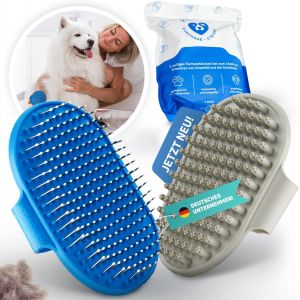 Jgd-Brosse Pour Chien &Agrave; Poils Courts (Lot De 2) &iquest; &Eacute;trille De Qualit&eacute; Sup&eacute;rieure Pour Sous-Poil Et Poils De Couverture &iquest; Brosse Pour Chat Pour &Eacute;pilation D'animaux De Compagnie - Neuf
